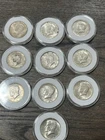 (10) 1964 U.S. Kennedy 90% Silver Half Dollars FQ-23