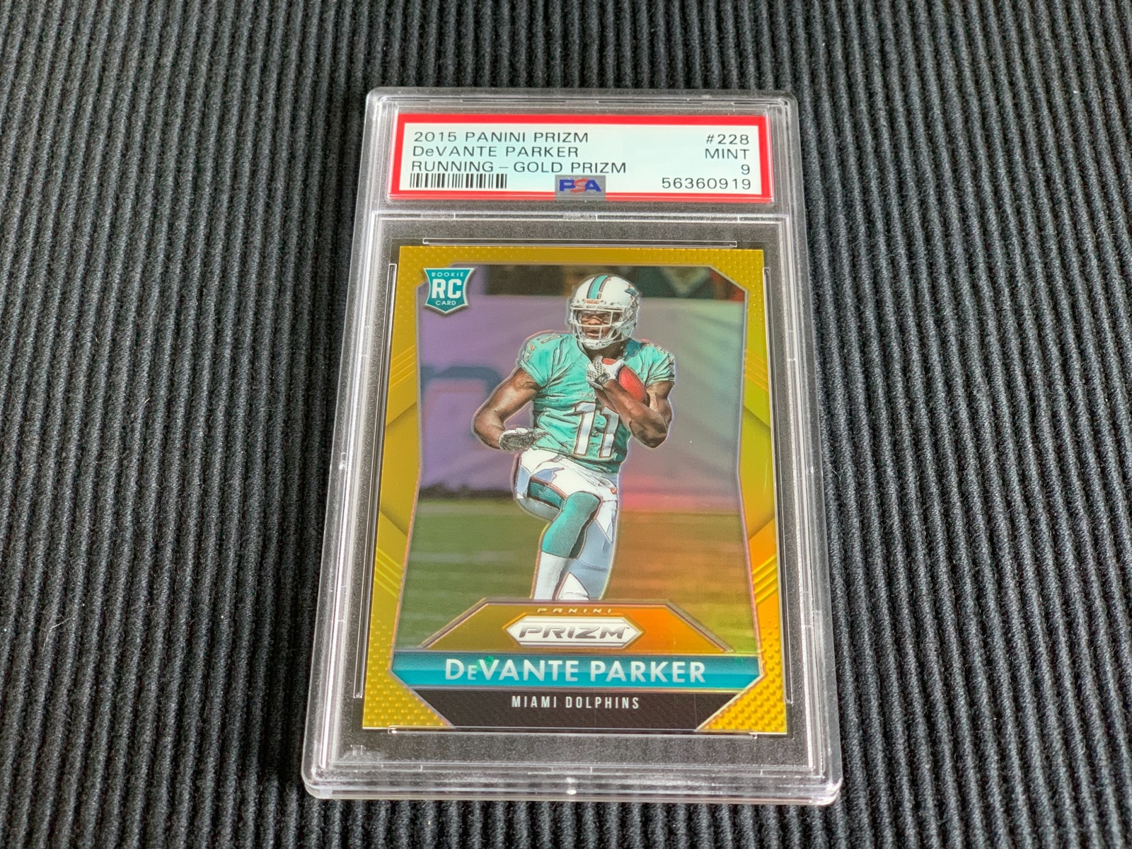 DeVante Parker Panini Prizm #228 Gold