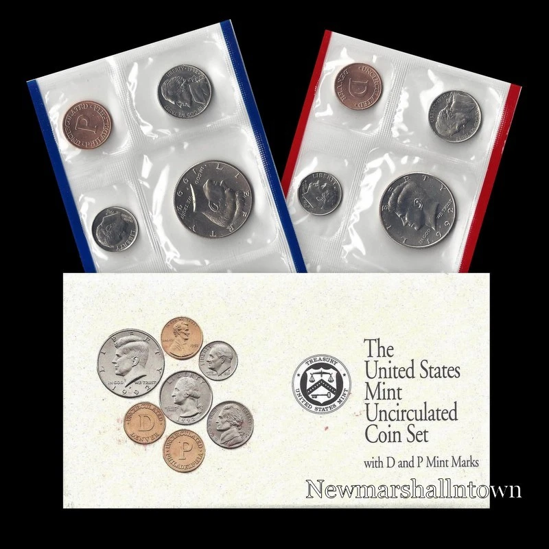 1992 P+D+S Mint Proof Set ~ Kennedy Washington Roosevelt Jefferson Lincoln - Image 2 of 3