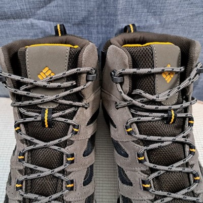 Mens Columbia Crestwood Mid Waterproof Hiker Cordovan/Squash  display picture 3