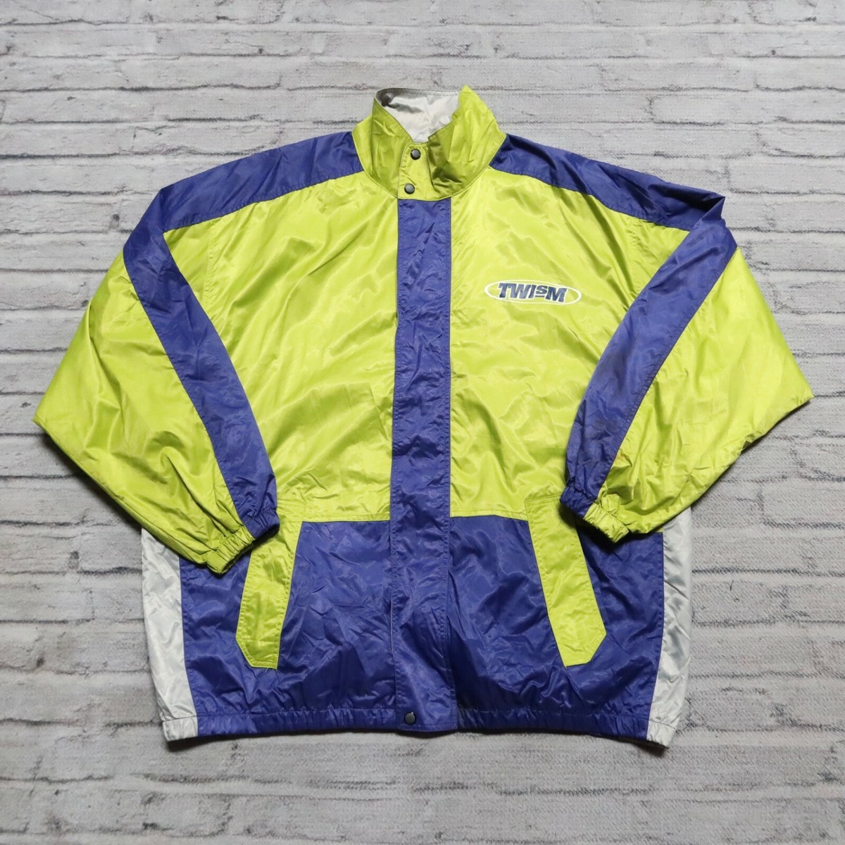 トップス VTG 90s yfm hemline jumper VTG 90s yfm hemline jumper Mens 90s vintage bold red blue and