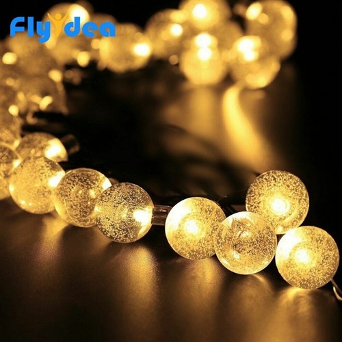 FLYIDEA® Bulb 5M LED Round Ball Light String Solar Battery Christmas Lights F46 eBay