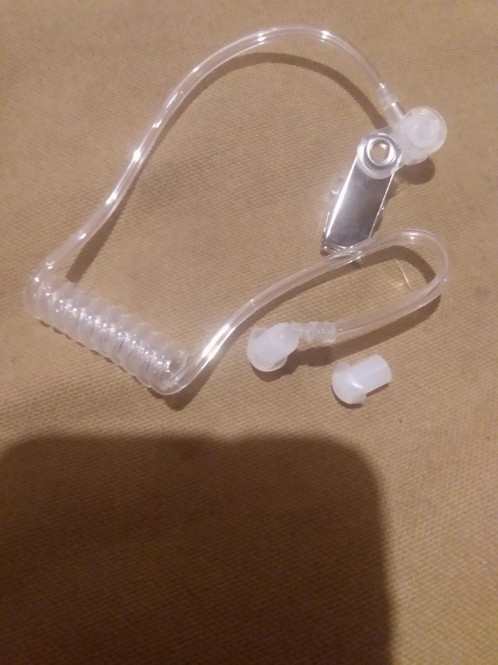 Hands-Free 2-Way Radio Headset plug VOX & PTT in-line mic - Image 2 of 4