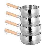 Stainless Steel Saucepan Pasta Pot Sauce Pan for Kitchen Restaurant Camping
