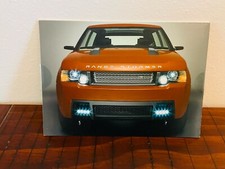 2004 Detroit Auto Show Naias Land Rover Range Stormer Concept Press Kit Brochure