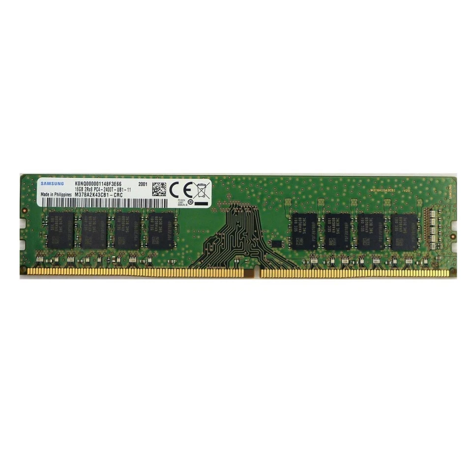 New Samsung 16GB DDR4 2400MHz PC4-19200 2RX8 UDIMM Memory Ram M378A2K43CB1-CRC - Image 2 of 4