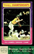 1975  Topps - 1974 AL Playoffs LCS - #459 