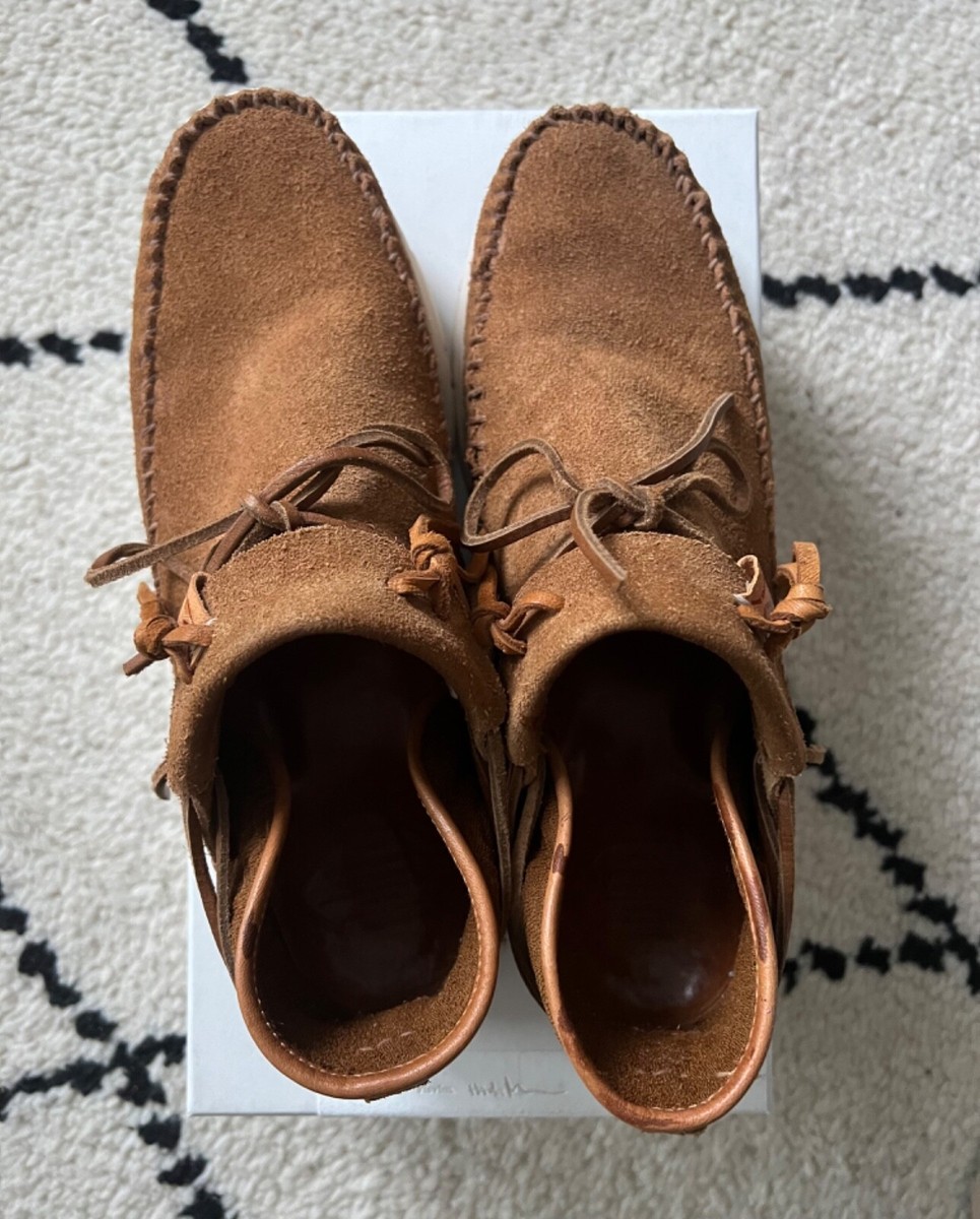 Visvim Ute Moc Trainer-Folk (Veg Suede) Camel US11 FBT Visvim Ute Moc Trainer-Folk (Veg Suede) Camel US11 FBT