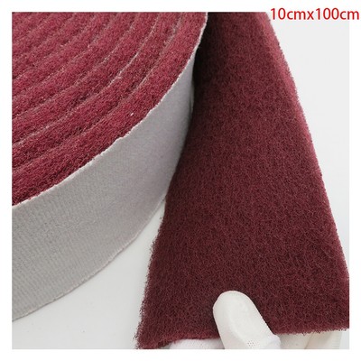 10x100cm Red Polishing Roll Cloth for Cleaning and Car Polishing Rust Removal