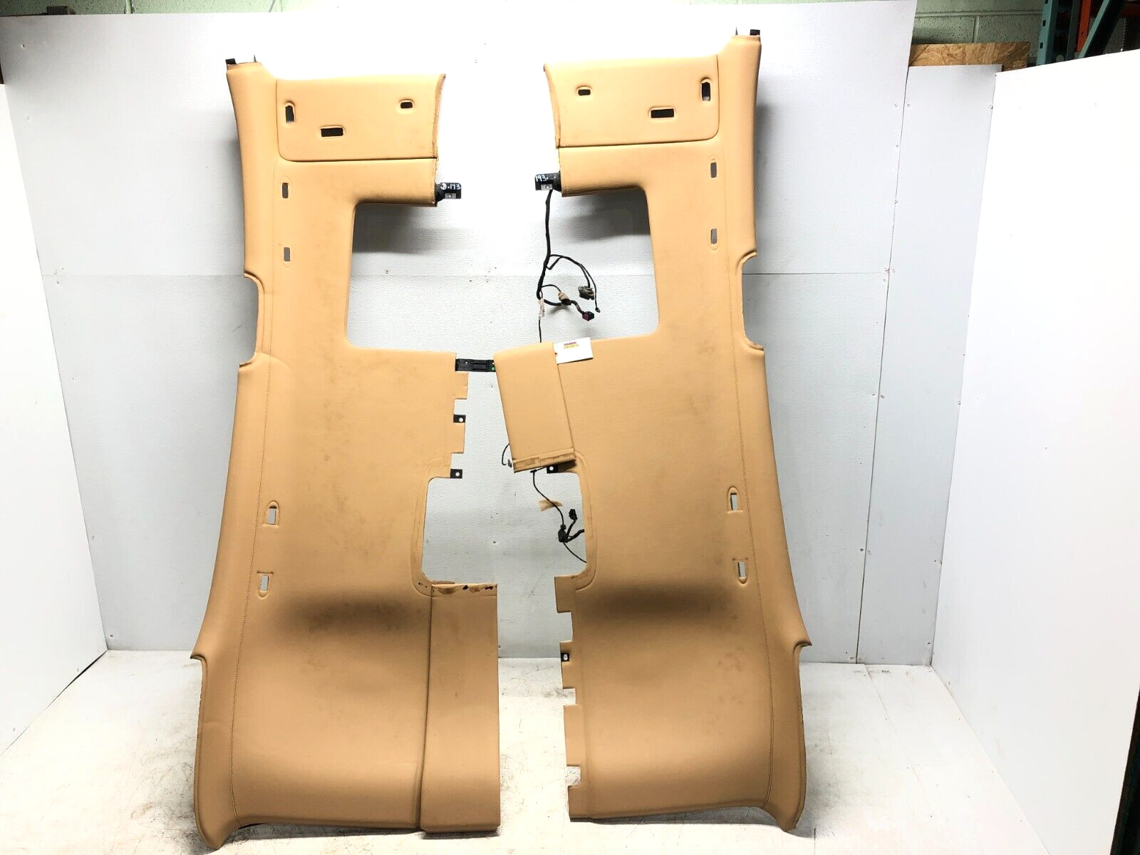 2014-2019 BENTLEY FLYING SPUR ROOF LEATHER HEADLINER OEM CAMEL BROWN #READ NOTE.