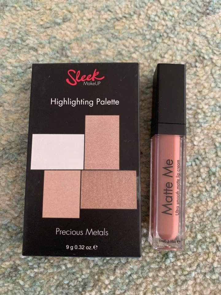 Sleek highlighter palette & liquid lipstick - brand new - Image 4 of 4