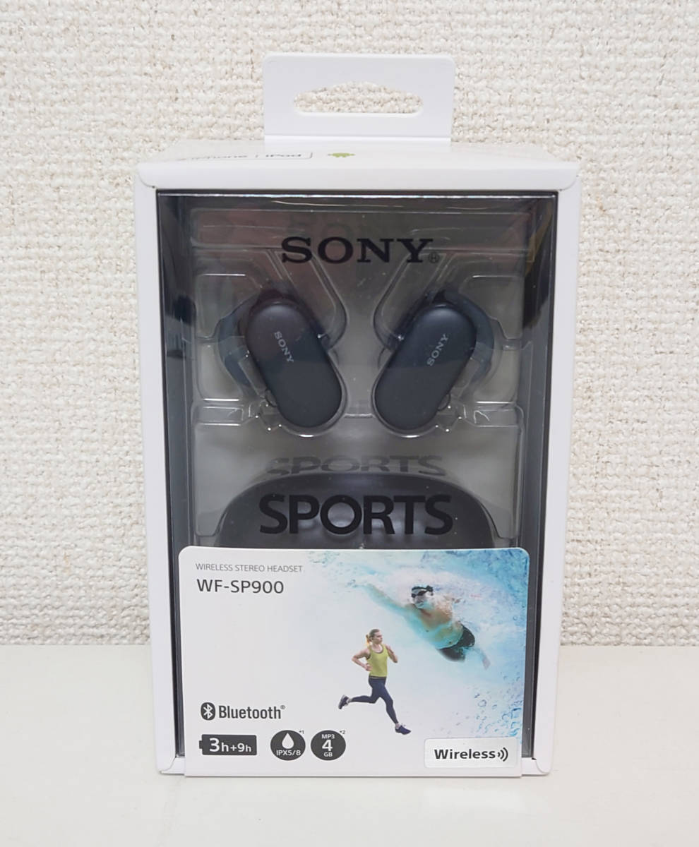 Sony WF-SP900 Sports Wireless Headphones - Black for sale