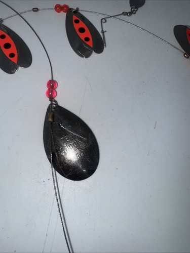Rara lama e timone attrattore Les Davis - Made in USA VINTAGE LUHR JENSEN pesca!! - Foto 3 di 7