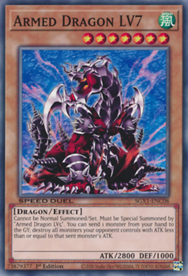 Armed Dragon LV7 SGX1-ENC08 N/ Mint 1st YUGIOH Card Armed Dragon LV7 SGX1-ENC08 N/ Mint 1st YUGIOH Card