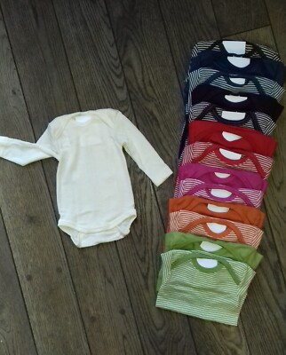 Cosilana Body 70% Wolle  /Seide 30%, Langarm, Gr. 62-104