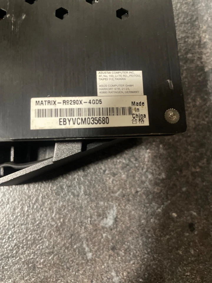 ASUS MATRIX (R9290X-P-4GD5) AMD Radeon R9 Graphic Card. Not in original box. - Image 3 of 3