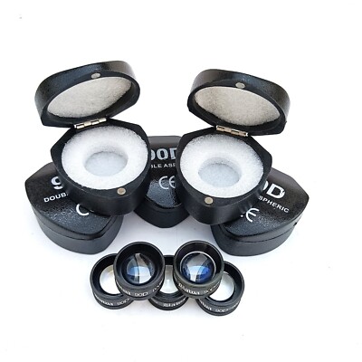 db New Lot of 5 Slit Lamp Lens 90D For Ophthalmology & Optometry