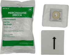Replacement Y-10 Bags for Intervac Models CS-6, CS-8 & CS-10