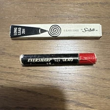 Vintage Eversharp Red Top  2 3/4” & Scripto Long Lead 4”
