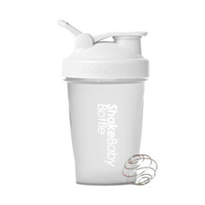 Shake Baby Bottle Shaker, White, 600ml