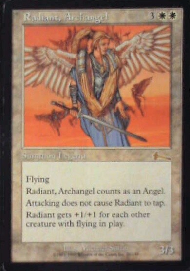 Radiant, Archangel - Urza's Legacy: #20, Magic: The Gathering Lp R234