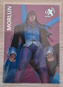 EX15 MORLUN Spider-Man Fleer Ultra 2017 Ex Century Now Purple 08/28 Upper Deck