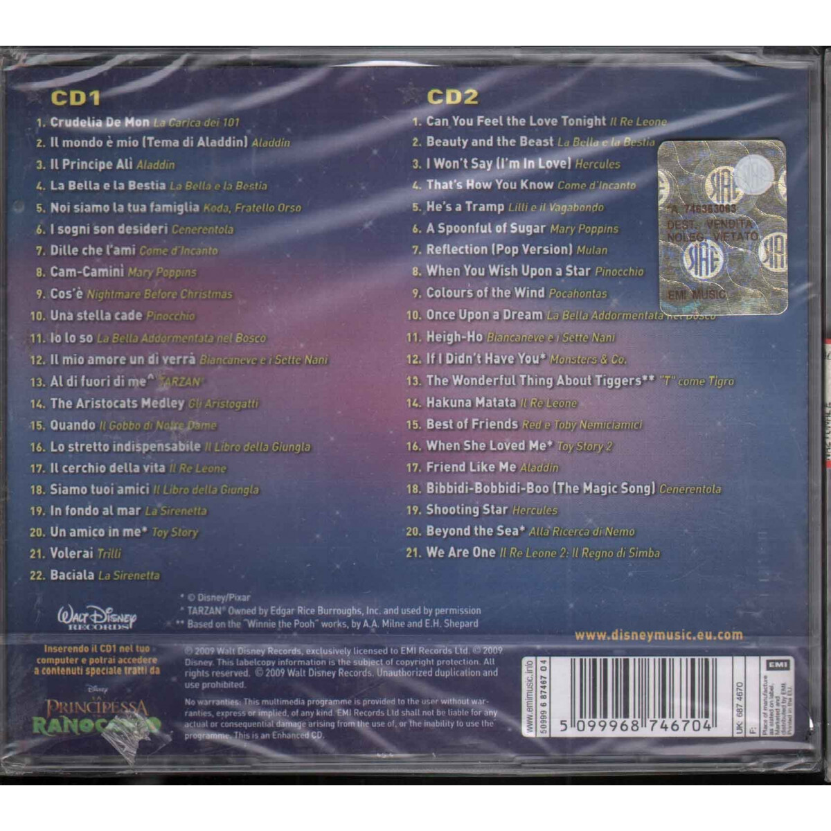 AAVV ‎CD The Magic Of Disney / EMI Walt Disney Records