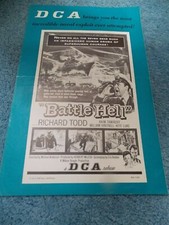 BATTLE HELL(1957)RICHARD TODD ORIGINAL PRESSBOOK