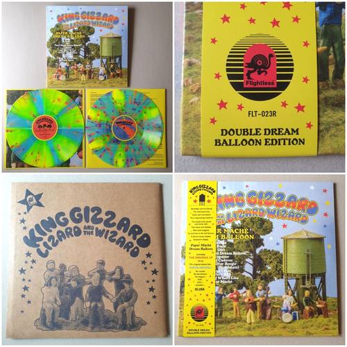 KING GIZZARD PAPER MACHE DREAM BALLOON Double FLIGHTLESS Vinyl LP