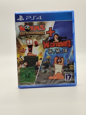 Worms: Battlegrounds + W.M.D - PS4 / PlayStation 4 - Neu & OVP