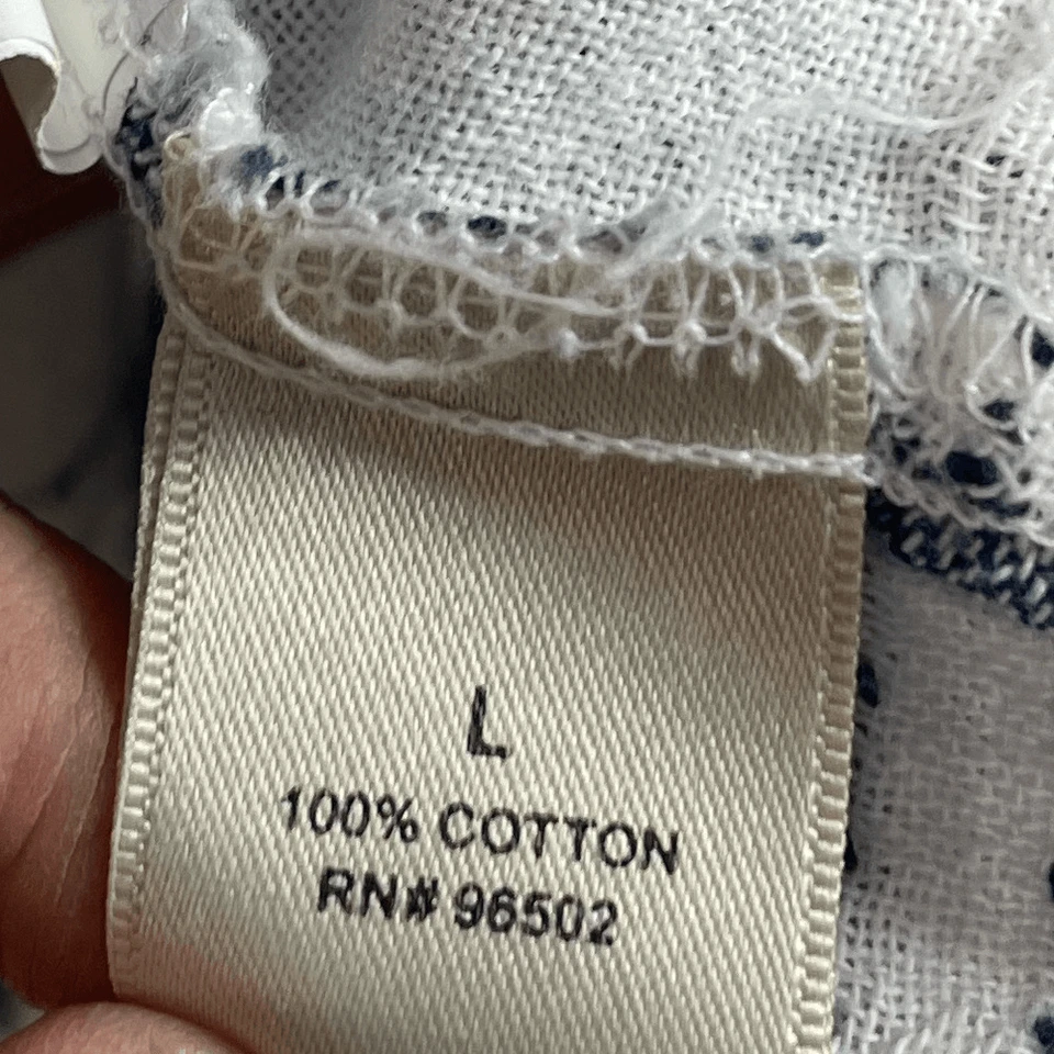 Camisa Krazy Kat Rayas Manga Larga Botón Delantero Grande Foto 4 de 4