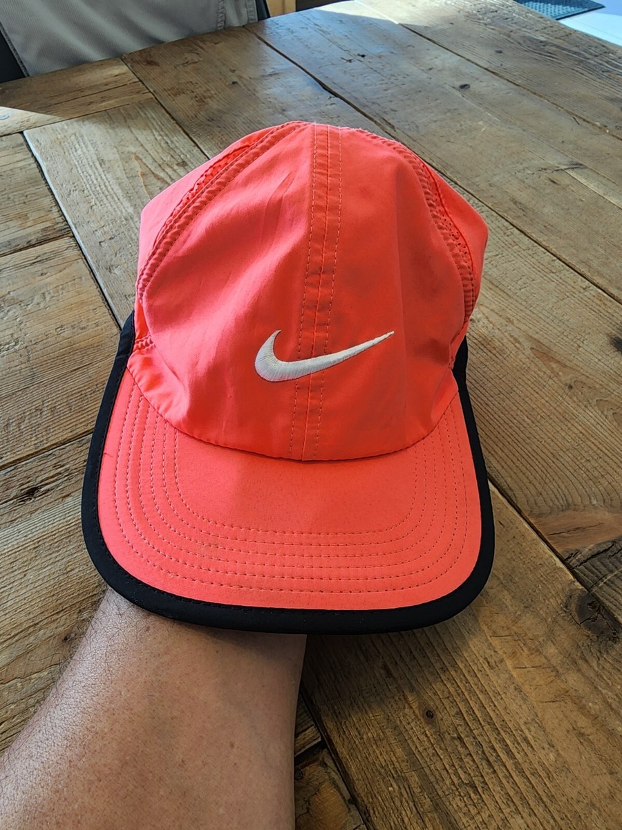 Nike Featherlight Dri-Fit Tennis Athletic Running Cap Mesh Pink