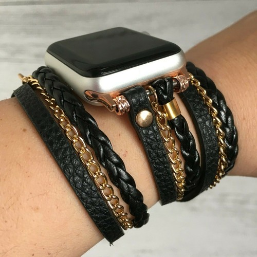 Apple Watch Band Bracciale Donna IWATCH Cinturino in Finta Pelle 1 | eBay