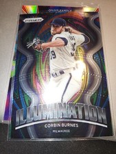2022 PANINI PRIZM BASEBALL ILLUMINATION CORBIN BURNES #IL-4 MILWAUKEE BREWERS
