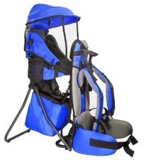 New! ClevrPlus Cross Country Child Carrier Baby/Todd Backpack BLUE~NIB CRS600211