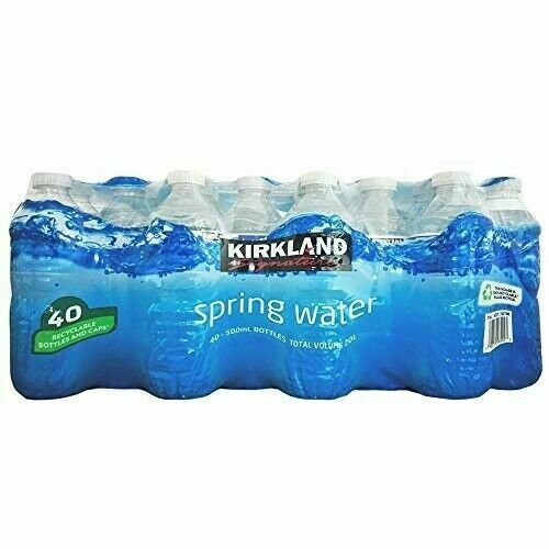 Kirkland Signature Spring Water 500ml 40 Bottles for sale online | eBay