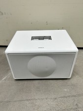 Geneva Model S bianco iPod Sound System Dock testato senza telecomando