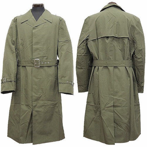 1980s East German grey army raincoat 