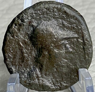 Ancient Greek Coin 100 BC - 20 BC Apamea Helmeted Athena Nike Standing Genuine