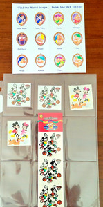 Disney Stickers VINTAGE LOT - some Sandylion - 1 SEALED PACK Mickey Mouse