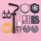 Fuel Filter Line Hose For Stihl 015 015AV 015L Spark Plug Carburetor Repair Kit