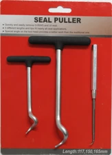 3 Piece Oil Seal, O-Ring  Puller Set T&E Tools 7526