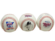Lot of 3 Minnesota Twins 1 Autographed Baseballs MLB Brad Radke 40th Season