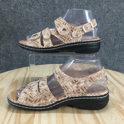 Finn Comfort Sandal Women 36 Beige Gomera Sesame Vimi Hook & Loop Leather Casual