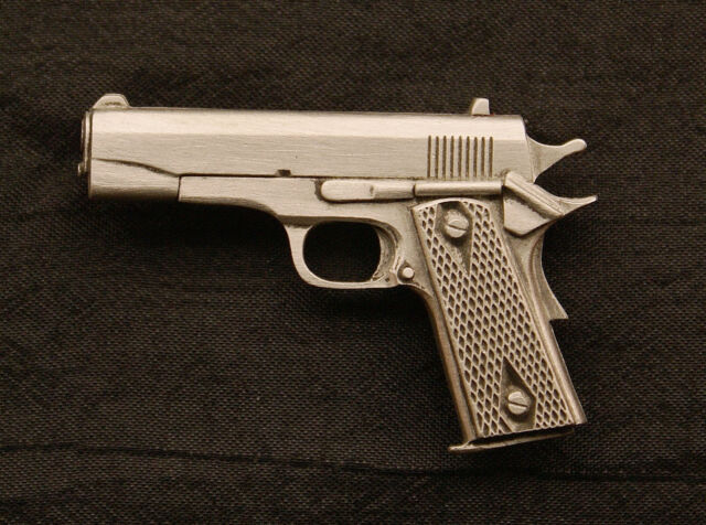 Empire Pewter Large Frame 1911 Pistol Pewter Gun Pin