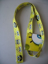 Sponge Bob Square Pants Yellow Lanyard 18" New Nickelodeon