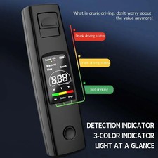 Portable Breath Alcohol Tester with High Sensitivity and Type-C Charging