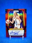 Julie Vanloo Auto #/99 Red Prizms - 2025 Panini WNBA Prizm Signatures LA Sparks