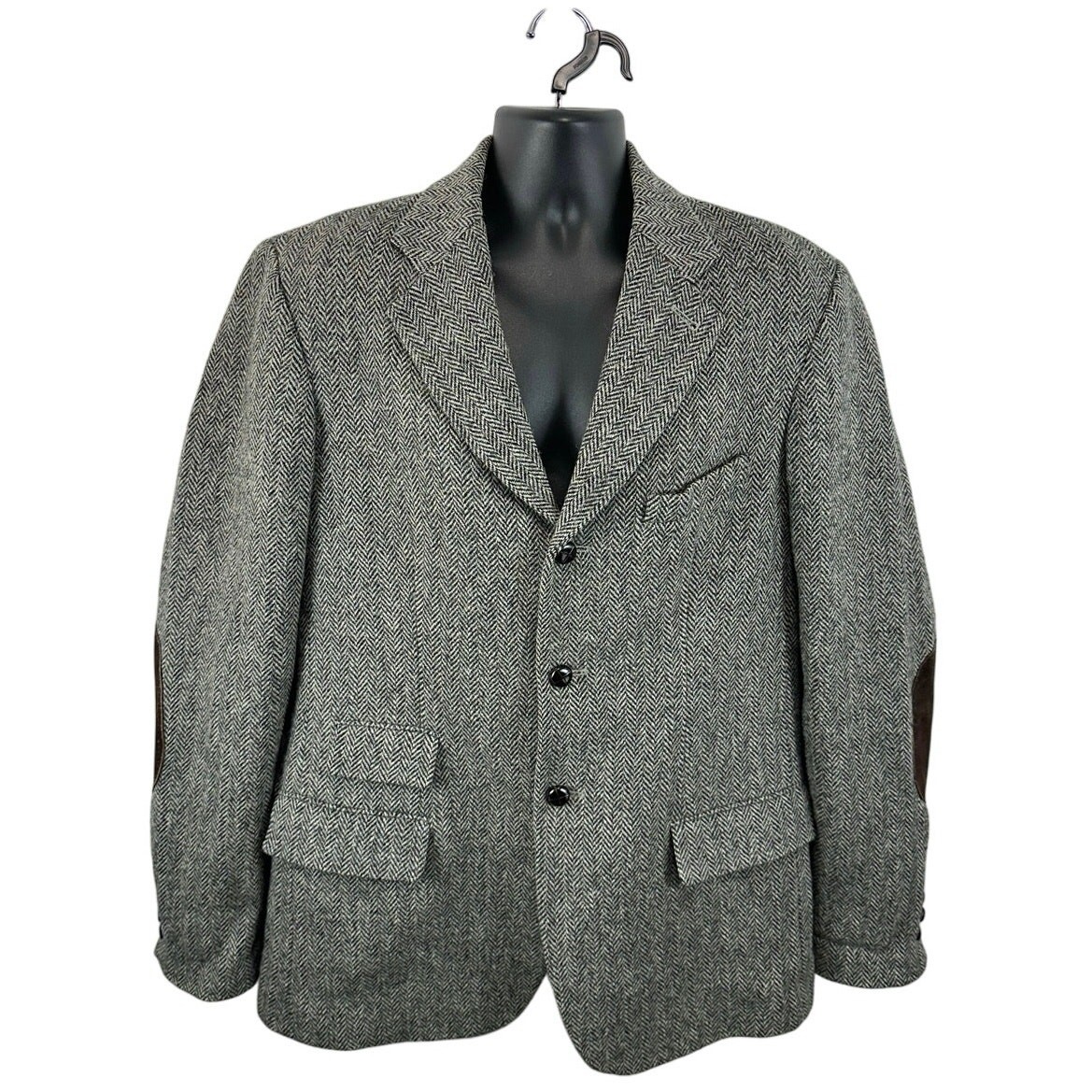 Abercrombie & Fitch Harris Tweed Herringbone Wool Blazer Abercrombie & Fitch Harris Tweed Herringbone Wool Blazer
