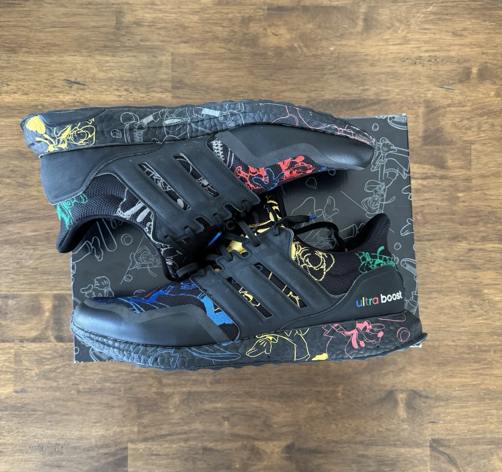 Adidas Ultraboost X Disney Goofy Size 13 Used With Box